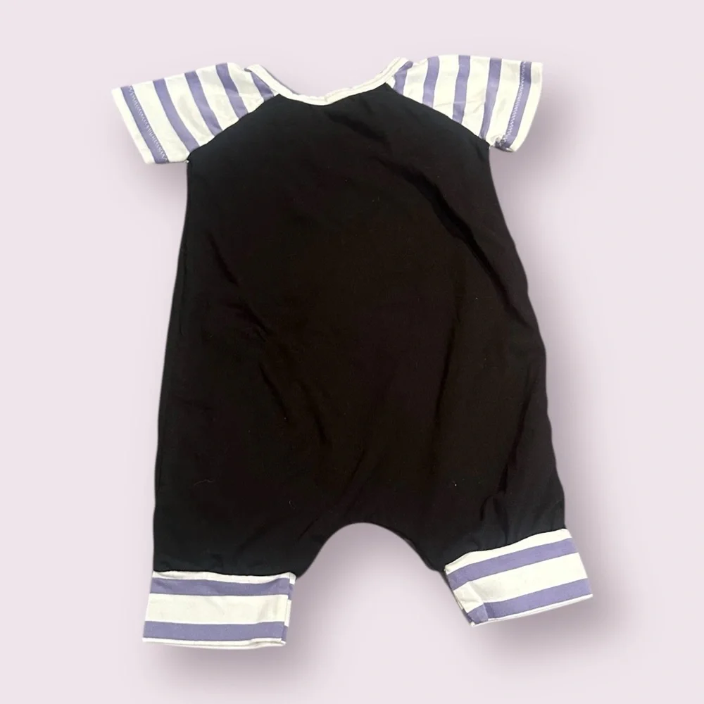 Baby Prince Purple Rain Black and Purple Baby Romper Size SM - Picture 6 of 6
